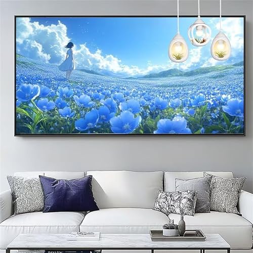 Malen Nach Zahlen Erwachsene Garten Malen Nach Zahlen Kinder Vermissen Paint by Numbers for Anfänger Mit Pinseln/Acrylfarbe,DIY Farbe Leinwand Ölgemälde Kits Basteln set,Geschenk [Ohne Rahmen] XYY-509 von Yooyixi