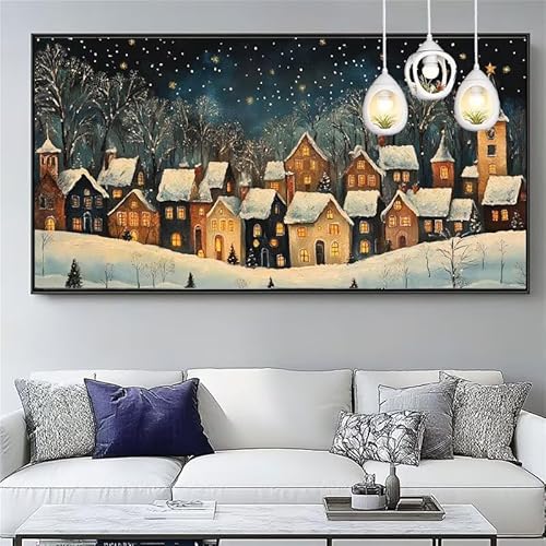 Malen Nach Zahlen Erwachsene Karikatur Malen Nach Zahlen Kinder Winter Paint by Numbers for Anfänger Mit Pinseln/Acrylfarbe,DIY Farbe Leinwand Ölgemälde Kits Basteln set,Geschenk [Ohne Rahmen] XYY-551 von Yooyixi