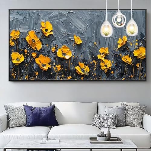 Malen Nach Zahlen Gelb Malen Nach Zahlen Erwachsene Groß 50x150cm Paint by Numbers Mohn,DIY Handgemalt Farbe Leinwand Ölgemälde Kit für Anfänger Mit Pinseln/Acrylfarbe,Home Wand Dekor Geschenk,XYY-515 Malen Nach Zahlen Gelb Malen Nach Zahlen Erwachsene Groß 50x150cm Paint by Numbers Mohn,DIY Handgemalt Farbe Leinwand Ölgemälde Kit für Anfänger Mit Pinseln/Acrylfarbe,Home Wand Dekor Geschenk,XYY-515 von Yooyixi