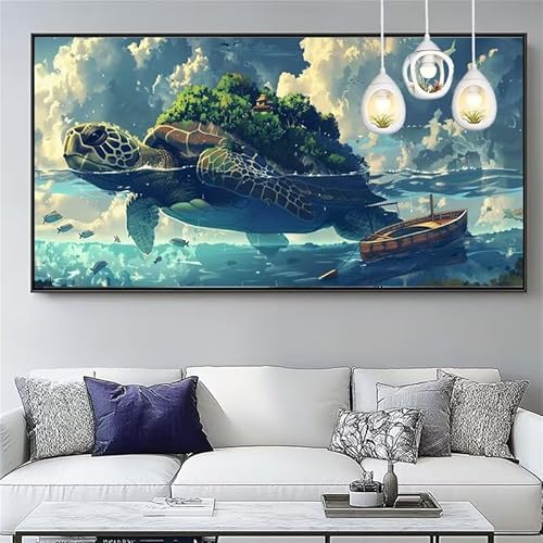 Malen Nach Zahlen Insel Malen Nach Zahlen Erwachsene Groß 30x90cm Paint by Numbers Meeresschildkröten,DIY Handgemalt Farbe Leinwand Ölgemälde Kit für Anfänger Mit Pinseln/Acrylfarbe,Geschenk,XYY-363 Malen Nach Zahlen Insel Malen Nach Zahlen Erwachsene Groß 30x90cm Paint by Numbers Meeresschildkröten,DIY Handgemalt Farbe Leinwand Ölgemälde Kit für Anfänger Mit Pinseln/Acrylfarbe,Geschenk,XYY-363 von Yooyixi