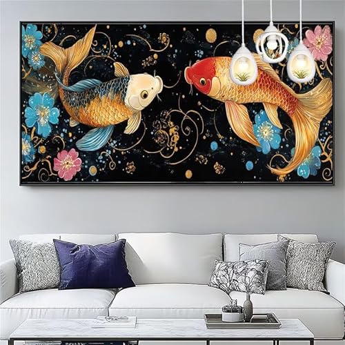 Malen Nach Zahlen Koi-Fisch Malen Nach Zahlen Erwachsene Groß 50x150cm Paint by Numbers Viel Glück,DIY Handgemalt Farbe Leinwand Ölgemälde Kit für Anfänger Mit Pinseln/Acrylfarbe,Geschenk,XYY-542 Malen Nach Zahlen Koi-Fisch Malen Nach Zahlen Erwachsene Groß 50x150cm Paint by Numbers Viel Glück,DIY Handgemalt Farbe Leinwand Ölgemälde Kit für Anfänger Mit Pinseln/Acrylfarbe,Geschenk,XYY-542 von Yooyixi
