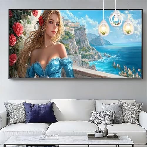 Malen Nach Zahlen Meerblick Malen Nach Zahlen Erwachsene Groß 30x90cm Paint by Numbers Prinzessin,DIY Handgemalt Farbe Leinwand Ölgemälde Kit für Anfänger Mit Pinseln/Acrylfarbe,Dekor Geschenk,XYY-365 Malen Nach Zahlen Meerblick Malen Nach Zahlen Erwachsene Groß 30x90cm Paint by Numbers Prinzessin,DIY Handgemalt Farbe Leinwand Ölgemälde Kit für Anfänger Mit Pinseln/Acrylfarbe,Dekor Geschenk,XYY-365 von Yooyixi
