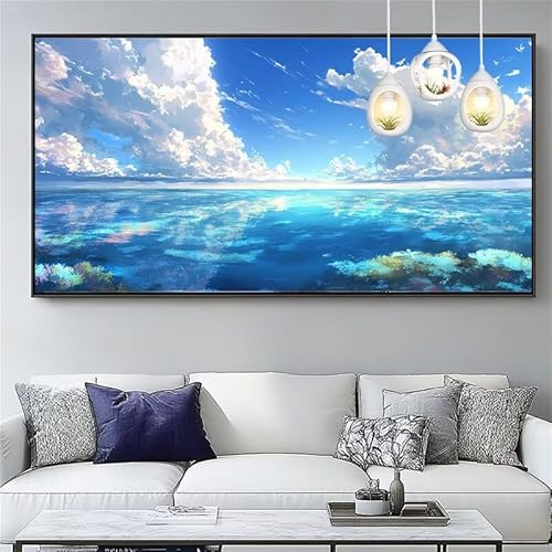 Malen Nach Zahlen Ozean Malen Nach Zahlen Erwachsene Groß 40x120cm Paint by Numbers Landschaft,DIY Handgemalt Farbe Leinwand Ölgemälde Kit für Anfänger Mit Pinseln/Acrylfarbe,Dekor Geschenk,XYY-349 Malen Nach Zahlen Ozean Malen Nach Zahlen Erwachsene Groß 40x120cm Paint by Numbers Landschaft,DIY Handgemalt Farbe Leinwand Ölgemälde Kit für Anfänger Mit Pinseln/Acrylfarbe,Dekor Geschenk,XYY-349 von Yooyixi