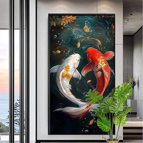 Malen Nach Zahlen Paar Malen Nach Zahlen Erwachsene Groß 20x60cm Paint by Numbers Fisch,DIY Handgemalt Farbe Leinwand Ölgemälde Kit für Anfänger Mit Pinseln/Acrylfarbe,Home Dekor Geschenk,XYY-1784 Malen Nach Zahlen Paar Malen Nach Zahlen Erwachsene Groß 20x60cm Paint by Numbers Fisch,DIY Handgemalt Farbe Leinwand Ölgemälde Kit für Anfänger Mit Pinseln/Acrylfarbe,Home Dekor Geschenk,XYY-1784 von Yooyixi