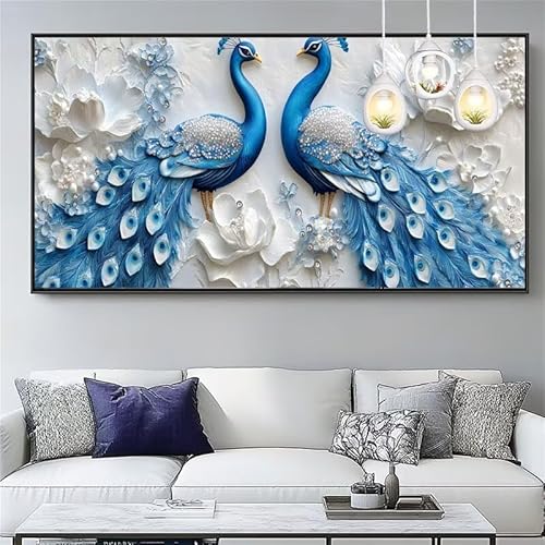 Malen Nach Zahlen Pfau Malen Nach Zahlen Erwachsene Groß 40x120cm Paint by Numbers Blume,DIY Handgemalt Farbe Leinwand Ölgemälde Kit für Anfänger Mit Pinseln/Acrylfarbe,Home Dekor Geschenk,XYY-573 Malen Nach Zahlen Pfau Malen Nach Zahlen Erwachsene Groß 40x120cm Paint by Numbers Blume,DIY Handgemalt Farbe Leinwand Ölgemälde Kit für Anfänger Mit Pinseln/Acrylfarbe,Home Dekor Geschenk,XYY-573 von Yooyixi