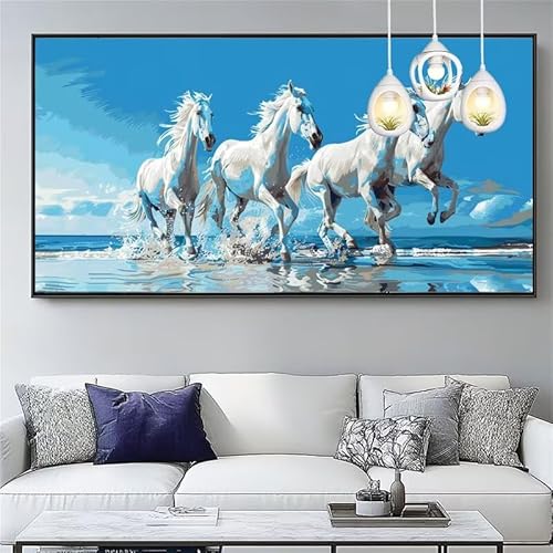 Malen Nach Zahlen Pferd Malen Nach Zahlen Erwachsene Groß 90x240cm Paint by Numbers Tier,DIY Handgemalt Farbe Leinwand Ölgemälde Kit für Anfänger Mit Pinseln/Acrylfarbe,Home Dekor Geschenk,XYY-782 Malen Nach Zahlen Pferd Malen Nach Zahlen Erwachsene Groß 90x240cm Paint by Numbers Tier,DIY Handgemalt Farbe Leinwand Ölgemälde Kit für Anfänger Mit Pinseln/Acrylfarbe,Home Dekor Geschenk,XYY-782 von Yooyixi