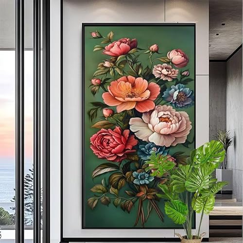 Malen Nach Zahlen Pfingstrose Malen Nach Zahlen Erwachsene Groß 90x240cm Paint by Numbers Blume,DIY Handgemalt Farbe Leinwand Ölgemälde Kit für Anfänger Mit Pinseln/Acrylfarbe,Dekor Geschenk,XYY-1752 Malen Nach Zahlen Pfingstrose Malen Nach Zahlen Erwachsene Groß 90x240cm Paint by Numbers Blume,DIY Handgemalt Farbe Leinwand Ölgemälde Kit für Anfänger Mit Pinseln/Acrylfarbe,Dekor Geschenk,XYY-1752 von Yooyixi