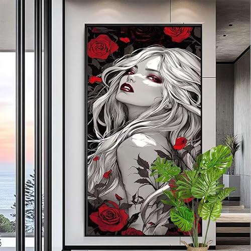 Malen Nach Zahlen Schönheit Malen Nach Zahlen Erwachsene Groß 70x180cm Paint by Numbers Rose,DIY Handgemalt Farbe Leinwand Ölgemälde Kit für Anfänger Mit Pinseln/Acrylfarbe,Dekor Geschenk,XYY-1737 Malen Nach Zahlen Schönheit Malen Nach Zahlen Erwachsene Groß 70x180cm Paint by Numbers Rose,DIY Handgemalt Farbe Leinwand Ölgemälde Kit für Anfänger Mit Pinseln/Acrylfarbe,Dekor Geschenk,XYY-1737 von Yooyixi