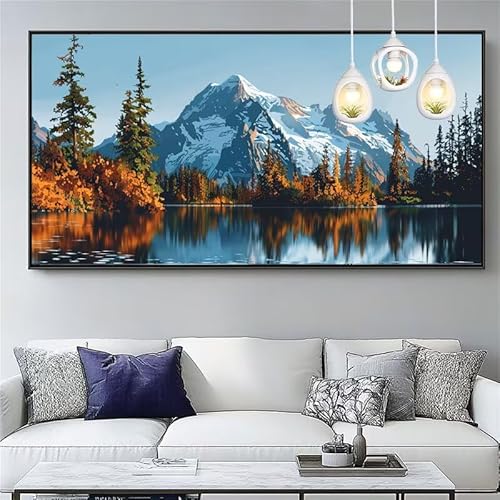 Malen Nach Zahlen See Malen Nach Zahlen Erwachsene Groß 40x120cm Paint by Numbers Landschaft,DIY Handgemalt Farbe Leinwand Ölgemälde Kit für Anfänger Mit Pinseln/Acrylfarbe,Home Dekor Geschenk,XYY-424 Malen Nach Zahlen See Malen Nach Zahlen Erwachsene Groß 40x120cm Paint by Numbers Landschaft,DIY Handgemalt Farbe Leinwand Ölgemälde Kit für Anfänger Mit Pinseln/Acrylfarbe,Home Dekor Geschenk,XYY-424 von Yooyixi