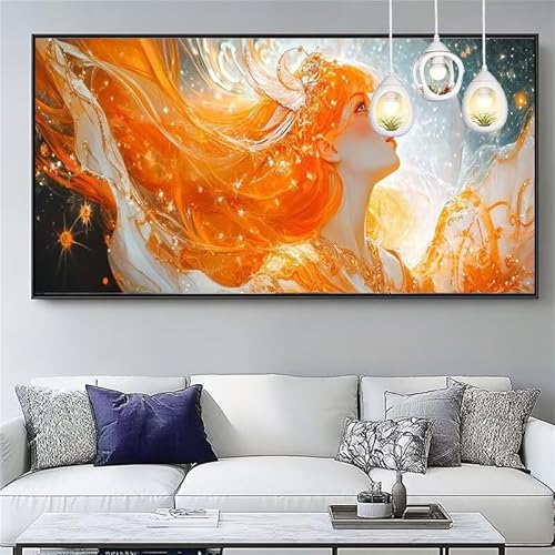 Malen Nach Zahlen Sexy Malen Nach Zahlen Erwachsene Groß 40x120cm Paint by Numbers Schönheit,DIY Handgemalt Farbe Leinwand Ölgemälde Kit für Anfänger Mit Pinseln/Acrylfarbe,Dekor Geschenk,XYY-1336 von Yooyixi