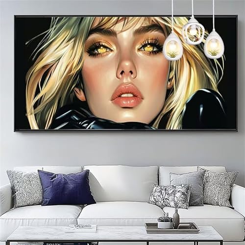 Malen Nach Zahlen Sexy Malen Nach Zahlen Erwachsene Groß 40x120cm Paint by Numbers Schönheit,DIY Handgemalt Farbe Leinwand Ölgemälde Kit für Anfänger Mit Pinseln/Acrylfarbe,Dekor Geschenk,XYY-1338 von Yooyixi