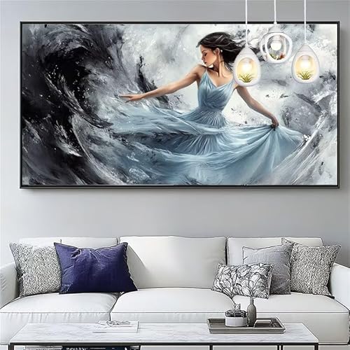 Malen Nach Zahlen Sexy Malen Nach Zahlen Erwachsene Groß 40x120cm Paint by Numbers Schönheit,DIY Handgemalt Farbe Leinwand Ölgemälde Kit für Anfänger Mit Pinseln/Acrylfarbe,Dekor Geschenk,XYY-1333 von Yooyixi