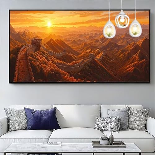 Malen Nach Zahlen Sonnenuntergang Malen Nach Zahlen Erwachsene Groß 40x120cm Paint by Numbers Große Mauer,DIY Handgemalt Farbe Leinwand Ölgemälde Kit für Anfänger Mit Pinseln/Acrylfarbe,Gifts,XYY-778 Malen Nach Zahlen Sonnenuntergang Malen Nach Zahlen Erwachsene Groß 40x120cm Paint by Numbers Große Mauer,DIY Handgemalt Farbe Leinwand Ölgemälde Kit für Anfänger Mit Pinseln/Acrylfarbe,Gifts,XYY-778 von Yooyixi
