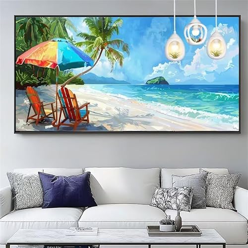 Malen Nach Zahlen Strand Malen Nach Zahlen Erwachsene Groß 30x90cm Paint by Numbers Freizeit,DIY Handgemalt Farbe Leinwand Ölgemälde Kit für Anfänger Mit Pinseln/Acrylfarbe,Home Dekor Geschenk,XYY-393 Malen Nach Zahlen Strand Malen Nach Zahlen Erwachsene Groß 30x90cm Paint by Numbers Freizeit,DIY Handgemalt Farbe Leinwand Ölgemälde Kit für Anfänger Mit Pinseln/Acrylfarbe,Home Dekor Geschenk,XYY-393 von Yooyixi
