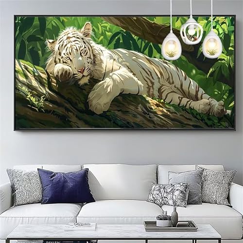 Malen Nach Zahlen Tiger Malen Nach Zahlen Erwachsene Groß 40x120cm Paint by Numbers Tier,DIY Handgemalt Farbe Leinwand Ölgemälde Kit für Anfänger Mit Pinseln/Acrylfarbe,Home Dekor Geschenk,XYY-595 Malen Nach Zahlen Tiger Malen Nach Zahlen Erwachsene Groß 40x120cm Paint by Numbers Tier,DIY Handgemalt Farbe Leinwand Ölgemälde Kit für Anfänger Mit Pinseln/Acrylfarbe,Home Dekor Geschenk,XYY-595 von Yooyixi