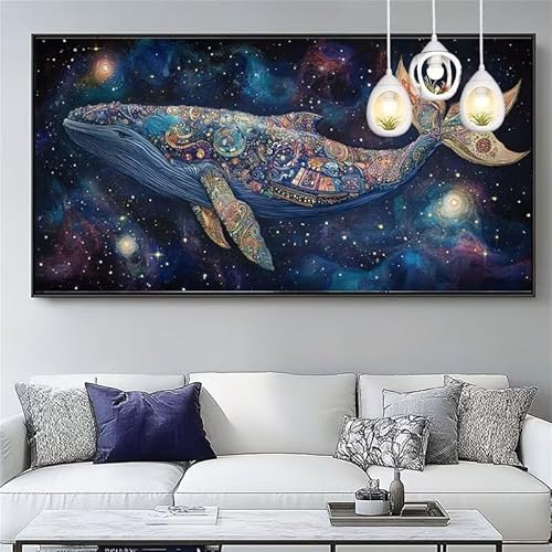 Malen Nach Zahlen Wal Malen Nach Zahlen Erwachsene Groß 60x150cm Paint by Numbers Sternenhimmel,DIY Handgemalt Farbe Leinwand Ölgemälde Kit für Anfänger Mit Pinseln/Acrylfarbe,Dekor Geschenk,XYY-548 Malen Nach Zahlen Wal Malen Nach Zahlen Erwachsene Groß 60x150cm Paint by Numbers Sternenhimmel,DIY Handgemalt Farbe Leinwand Ölgemälde Kit für Anfänger Mit Pinseln/Acrylfarbe,Dekor Geschenk,XYY-548 von Yooyixi