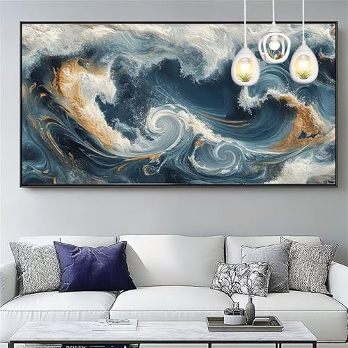 Malen Nach Zahlen Wellen Malen Nach Zahlen Erwachsene Groß 40x120cm Paint by Numbers Einfachheit,DIY Handgemalt Farbe Leinwand Ölgemälde Kit für Anfänger Mit Pinseln/Acrylfarbe,Dekor Geschenk,XYY-369 Malen Nach Zahlen Wellen Malen Nach Zahlen Erwachsene Groß 40x120cm Paint by Numbers Einfachheit,DIY Handgemalt Farbe Leinwand Ölgemälde Kit für Anfänger Mit Pinseln/Acrylfarbe,Dekor Geschenk,XYY-369 von Yooyixi