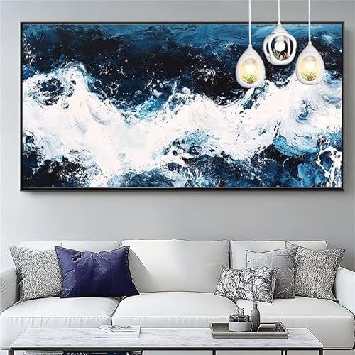 Malen Nach Zahlen Wellen Malen Nach Zahlen Erwachsene Groß 40x120cm Paint by Numbers Landschaft,DIY Handgemalt Farbe Leinwand Ölgemälde Kit für Anfänger Mit Pinseln/Acrylfarbe,Dekor Geschenk,XYY-368 Malen Nach Zahlen Wellen Malen Nach Zahlen Erwachsene Groß 40x120cm Paint by Numbers Landschaft,DIY Handgemalt Farbe Leinwand Ölgemälde Kit für Anfänger Mit Pinseln/Acrylfarbe,Dekor Geschenk,XYY-368 von Yooyixi