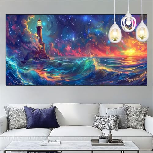 Sonnenuntergang Diamond Painting Erwachsene Groß xxl 90x250cm Diamant Painting Bilder Leuchtturm Diamant Malerei Set,Vollbohrer Crystal Art Stickerei Kreuzstich Bastelset Erwachsene,Geschenke YC-181 Sonnenuntergang Diamond Painting Erwachsene Groß xxl 90x250cm Diamant Painting Bilder Leuchtturm Diamant Malerei Set,Vollbohrer Crystal Art Stickerei Kreuzstich Bastelset Erwachsene,Geschenke YC-181 von Yooyixi