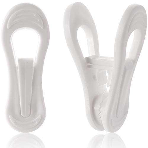 Yopay 50 Stück Kleiderbügel Clips für Kleiderbügel, Mehrzweck Klemmen, einfach auf Kleidung Hosen Kleiderbügel, Kunststoff-Fingerclips für Zuhause, Büro, Reisen, weiß Yopay 50 Stück Kleiderbügel Clips für Kleiderbügel, Mehrzweck Klemmen, einfach auf Kleidung Hosen Kleiderbügel, Kunststoff-Fingerclips für Zuhause, Büro, Reisen, weiß von Yopay