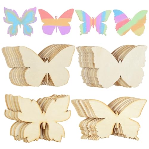 Yopeissn 80 Stk. Holzschmetterlinge Leerholzscheiben-Set Holzscheiben-Set für Kinder Mal- Hochzeit Osterdekorationen Holzscheiben-Set für Schmetterlingsparty DIY-Geschenk Yopeissn 80 Stk. Holzschmetterlinge Leerholzscheiben-Set Holzscheiben-Set für Kinder Mal- Hochzeit Osterdekorationen Holzscheiben-Set für Schmetterlingsparty DIY-Geschenk von Yopeissn