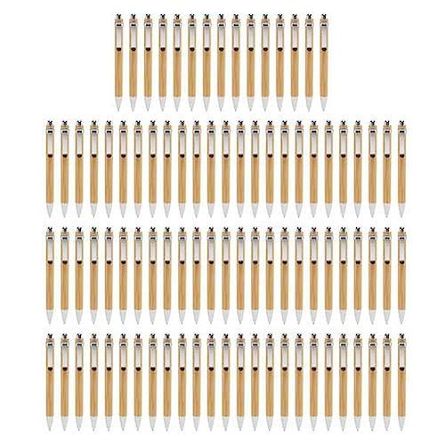 Yopeissn 90 Stück Bambus-Kugelschreiber, Schwarze Tinte, 1 mm Stift, Umweltfreundlicher Stift für Männer, Frauen, Mitarbeiter, Schreiben, Unterschrift, Journaling, Zuhause, Büro, Schule Yopeissn 90 Stück Bambus-Kugelschreiber, Schwarze Tinte, 1 mm Stift, Umweltfreundlicher Stift für Männer, Frauen, Mitarbeiter, Schreiben, Unterschrift, Journaling, Zuhause, Büro, Schule von Yopeissn