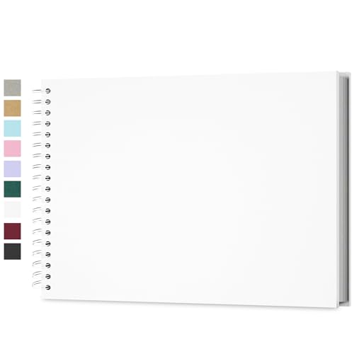 Fotoalbum zum Selbstgestalten, Scrapbook Fotobuch zum Einkleben 28 x 21 cm 100 Seiten, Archivqualität säurefrei DIY Geschenk für Baby, Familie, Jahrestag, Geburtstag, Valentinstag und Hochzeit, Weiß Fotoalbum zum Selbstgestalten, Scrapbook Fotobuch zum Einkleben 28 x 21 cm 100 Seiten, Archivqualität säurefrei DIY Geschenk für Baby, Familie, Jahrestag, Geburtstag, Valentinstag und Hochzeit, Weiß von Yopih