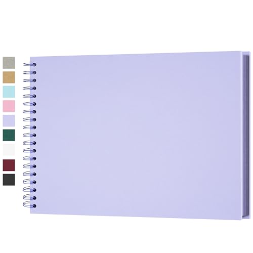 Fotoalbum zum Selbstgestalten, Scrapbook Fotobuch zum Einkleben 28 x 21 cm 100 Seiten, Archivqualität säurefrei DIY Geschenk für Baby, Familie, Jahrestag, Geburtstag, Valentinstag und Hochzeit, Lila Fotoalbum zum Selbstgestalten, Scrapbook Fotobuch zum Einkleben 28 x 21 cm 100 Seiten, Archivqualität säurefrei DIY Geschenk für Baby, Familie, Jahrestag, Geburtstag, Valentinstag und Hochzeit, Lila von Yopih