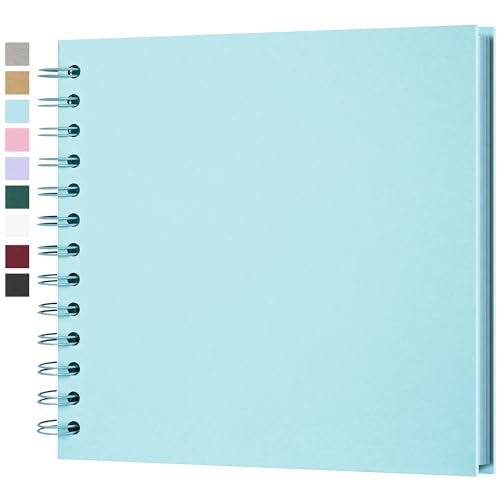Fotoalbum zum Selbstgestalten - Scrapbook Fotobuch zum Einkleben, DIY Geschenkset für Baby, Familie, Jahrestag, Geburtstag, Valentinstag und Hochzeit Hellblau Fotoalbum zum Selbstgestalten - Scrapbook Fotobuch zum Einkleben, DIY Geschenkset für Baby, Familie, Jahrestag, Geburtstag, Valentinstag und Hochzeit Hellblau von Yopih