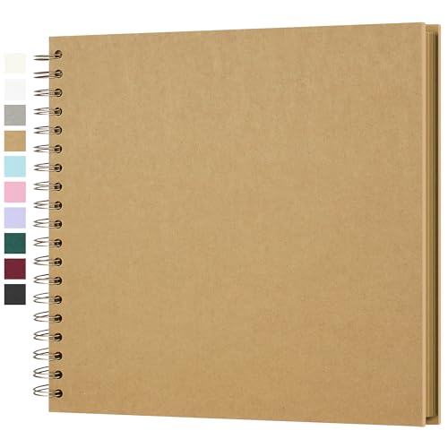 Fotoalbum zum Selbstgestalten - Scrapbook Fotobuch zum Einkleben, DIY Geschenkset für Baby, Familie, Jahrestag, Geburtstag, Valentinstag und Hochzeit von Yopih