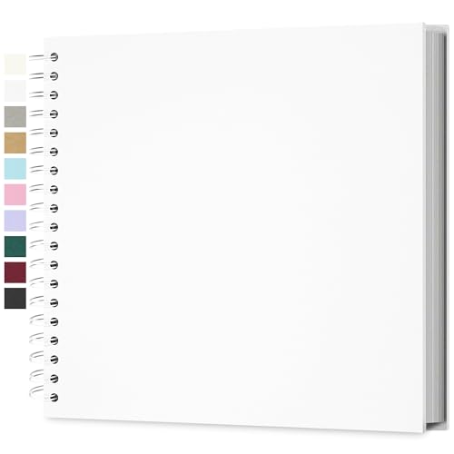 Fotoalbum zum Selbstgestalten, Scrapbook Fotobuch zum Einkleben 25,5 x 25,5 cm 100 Seiten, Archivqualität säurefrei DIY Geschenk für Baby Familie Jahrestag Geburtstag Valentinstag und Hochzeit, Weiß Fotoalbum zum Selbstgestalten, Scrapbook Fotobuch zum Einkleben 25,5 x 25,5 cm 100 Seiten, Archivqualität säurefrei DIY Geschenk für Baby Familie Jahrestag Geburtstag Valentinstag und Hochzeit, Weiß von Yopih