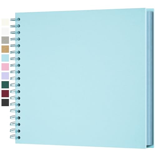 Fotoalbum zum Selbstgestalten, Scrapbook Fotobuch zum Einkleben 25,5 x 25,5 cm 100 Seiten Archivqualität säurefrei DIY Geschenk für Baby Familie Jahrestag Geburtstag Valentinstag und Hochzeit Hellblau Fotoalbum zum Selbstgestalten, Scrapbook Fotobuch zum Einkleben 25,5 x 25,5 cm 100 Seiten Archivqualität säurefrei DIY Geschenk für Baby Familie Jahrestag Geburtstag Valentinstag und Hochzeit Hellblau von Yopih