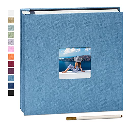 Yopih Selbstklebende 10x15 Fotoalbum Einkleben und zum Selbstgestalten Groß leinen Photoalbum mit 40 weißen Seiten ,Hochzeit Jahrestag Geburtstag Geschenke,mit einem Kugelschreiber,28x27cm Yopih Selbstklebende 10x15 Fotoalbum Einkleben und zum Selbstgestalten Groß leinen Photoalbum mit 40 weißen Seiten ,Hochzeit Jahrestag Geburtstag Geschenke,mit einem Kugelschreiber,28x27cm von Yopih