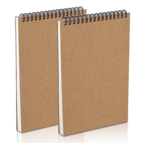 Yordawn Skizzenbuch A5 Skizzenblock Zeichenblock mit 60 Seiten/30 Blatt 160gsm Blanko Skizzenblock Skizzen Buch und Zeichenblock Spirale Kraft Cover Sketch-Papier 2 Stück Yordawn Skizzenbuch A5 Skizzenblock Zeichenblock mit 60 Seiten/30 Blatt 160gsm Blanko Skizzenblock Skizzen Buch und Zeichenblock Spirale Kraft Cover Sketch-Papier 2 Stück von Yordawn