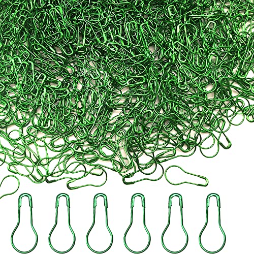 Yosawo 500Stück Sicherheitsnadeln Calabash Pin Kürbis Pins für Stricken Maschenmarkierer DIY Fertigkeit-Herstellung (Grün) von Yosawo