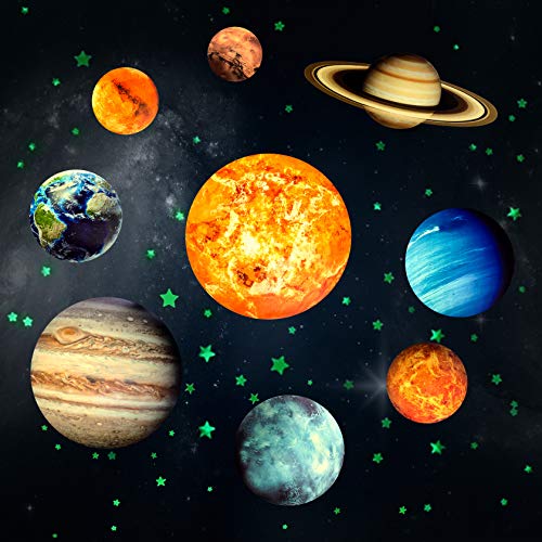 Yosemy 9 Planeten Wandsticker Leuchtaufkleber Leuchtsterne Leuchtsticker Wandtattoo Sonnensystem Sterne Fluoreszierend Wandaufkleber für Kinderzimmer Dekorative Aufkleber Yosemy 9 Planeten Wandsticker Leuchtaufkleber Leuchtsterne Leuchtsticker Wandtattoo Sonnensystem Sterne Fluoreszierend Wandaufkleber für Kinderzimmer Dekorative Aufkleber von Yosemy