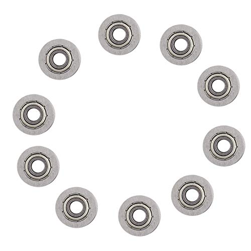 10 Stück U624ZZ Ersatz Präzisionskugellager Riemenscheibe aus Kohlenstoffstahl Rille Rollen Rollenführungsrad Nylon Führungs für Schienen Linearbewegungssystem 4x13x7mm 10 Stück U624ZZ Ersatz Präzisionskugellager Riemenscheibe aus Kohlenstoffstahl Rille Rollen Rollenführungsrad Nylon Führungs für Schienen Linearbewegungssystem 4x13x7mm von Yosoo Health Gear