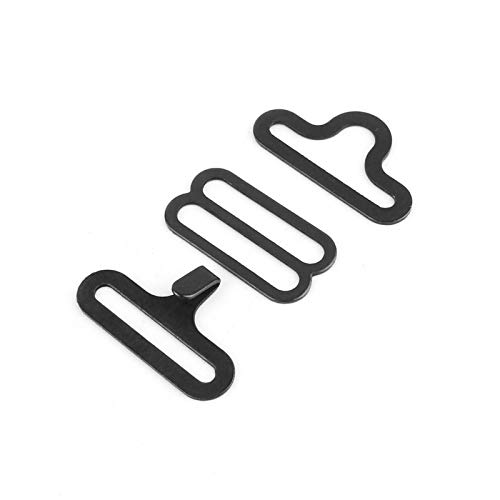 Fliege Hardware Krawattenklammer, 50er Sätze Metall verstellbar Metall Krawatte Clip Hakenverschluss Schnallen für Krawatte Riemen Silber Fliege Hardware Krawattenklammer, 50er Sätze Metall verstellbar Metall Krawatte Clip Hakenverschluss Schnallen für Krawatte Riemen Silber von Yosoo Health Gear