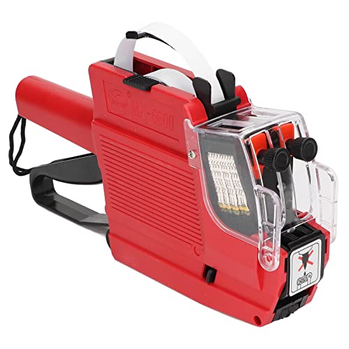 Preisschild -Waffe, 10 Ziffern 2 Zeilen Labeller -Marker -Anbauwerkzeugbezeichnungsbezeichnungsmaschine mit Tintenwalze Eine Rolle Aufkleber Rollen 1FOR Office Retail Store Preisschild -Waffe, 10 Ziffern 2 Zeilen Labeller -Marker -Anbauwerkzeugbezeichnungsbezeichnungsmaschine mit Tintenwalze Eine Rolle Aufkleber Rollen 1FOR Office Retail Store von Yosoo Health Gear