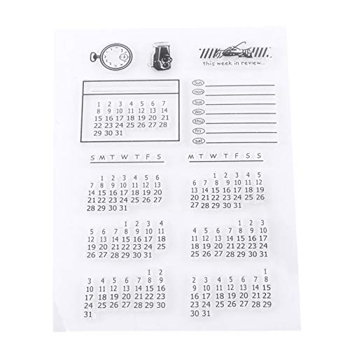 Silikonstempel, Scrapbook Stempel, Journal Stempel, Transparenter Silikon Stempel für Scrapbooking, Scrapping, Tagebücher Und Kartenpostkarten Für Die Dekoration, 11x16cm Silikonstempel, Scrapbook Stempel, Journal Stempel, Transparenter Silikon Stempel für Scrapbooking, Scrapping, Tagebücher Und Kartenpostkarten Für Die Dekoration, 11x16cm von Yosoo Health Gear