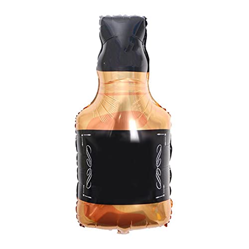 Whiskey-Flaschen-Ballon, Hochzeitstag, Alles Gute Zum Geburtstag, Aluminiumfolien-Ballon, Interessante Party-Feier-Dekoration für Bar, Sommer-Bier-Festival Whiskey-Flaschen-Ballon, Hochzeitstag, Alles Gute Zum Geburtstag, Aluminiumfolien-Ballon, Interessante Party-Feier-Dekoration für Bar, Sommer-Bier-Festival von Yosoo Health Gear