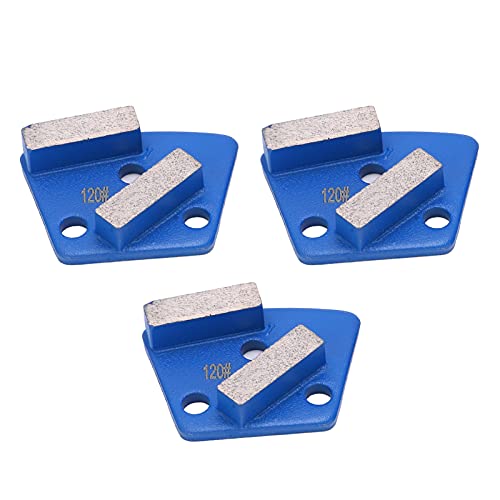 Yosoo Health Gear 3PCS Diamant-Schleif Schuhe, Trapez Beton Schuh Boden Aggreesiv Schneiden 2 Zähne Blau 120# Yosoo Health Gear 3PCS Diamant-Schleif Schuhe, Trapez Beton Schuh Boden Aggreesiv Schneiden 2 Zähne Blau 120# von Yosoo Health Gear