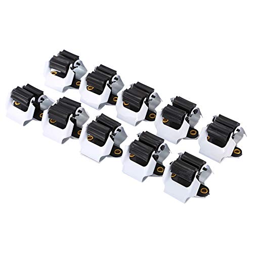 Gerätehalter, 10Pcs Besenhalterung, Wandhalterung Besen, Gerätehalter Klemmfix, Besenhalter Wand, Werkzeughalter, Garten Besenmopphalter Ordentlicher Organizer Besenhalterung Gerätehalter, 10Pcs Besenhalterung, Wandhalterung Besen, Gerätehalter Klemmfix, Besenhalter Wand, Werkzeughalter, Garten Besenmopphalter Ordentlicher Organizer Besenhalterung von Yosoo Health Gear