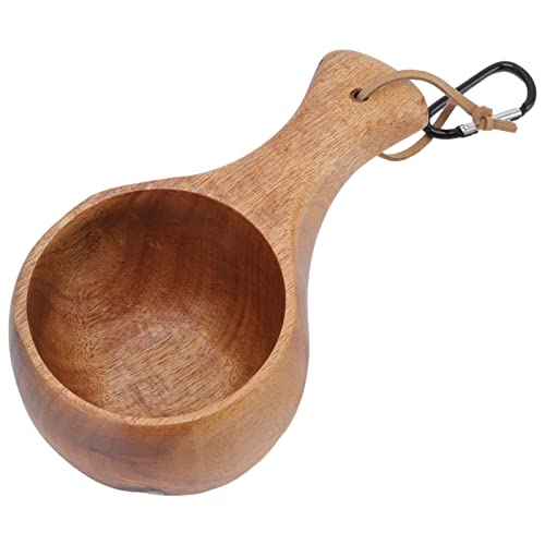 Yosoo Health Gear Holzbecher Im Nordischen Stil, Outdoor, Camping, Wandern, Trinkbecher, Tragbar, Handgefertigt, Holz, Traditioneller Kaffee mit Lederband, für Rucksackreisen, Überleben, Teetasse, Yosoo Health Gear Holzbecher Im Nordischen Stil, Outdoor, Camping, Wandern, Trinkbecher, Tragbar, Handgefertigt, Holz, Traditioneller Kaffee mit Lederband, für Rucksackreisen, Überleben, Teetasse, von Yosoo Health Gear