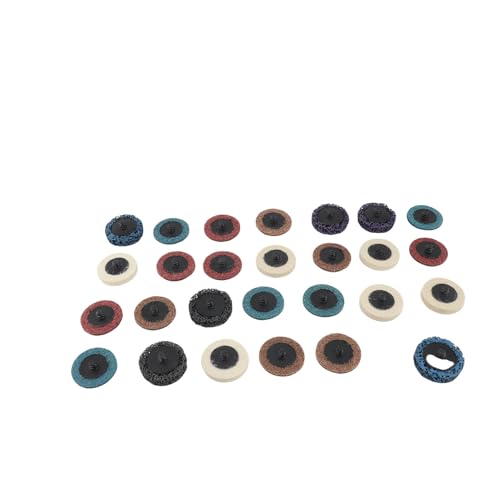 Yosoo Health Gear Poliers Ch Eiben Set Aluminiumoxid-Schleif Scheiben, Nicht Gewebte Pads, Verbindungs Stangen Zum Schleifen, Reinigung, Entgratung von Yosoo Health Gear