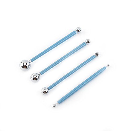 Yosoo 4pcs Modellierwerkzeug-Ball Edelstahl Dekoration Guss-Kuchen Ton Modellierung Kit Yosoo 4pcs Modellierwerkzeug-Ball Edelstahl Dekoration Guss-Kuchen Ton Modellierung Kit von Yosoo