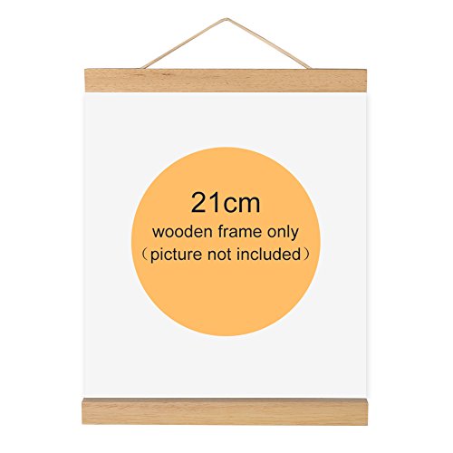 Magnetischer Bilderrahmen, Natur Holz Rahmen Bild Poster Artwork auf Leinwand Aufhänger für Home Dekoration Wand weiß Holz, 21 cm Magnetischer Bilderrahmen, Natur Holz Rahmen Bild Poster Artwork auf Leinwand Aufhänger für Home Dekoration Wand weiß Holz, 21 cm von Yosoo