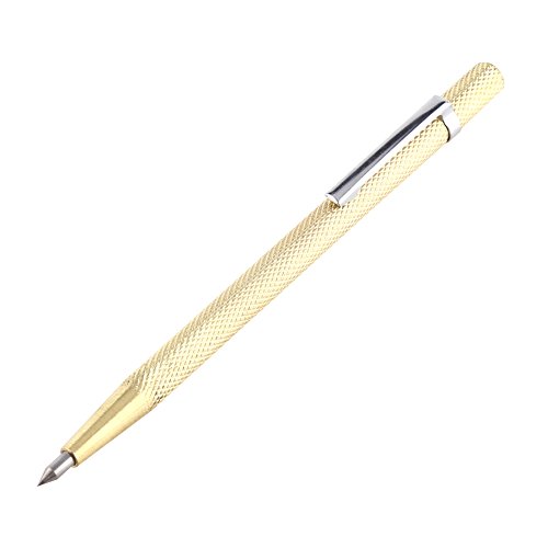 Scriber Pen, 1pc Pocket Scriber Tragbares Gravierstift-Werkzeug Glaskeramik-Gravur-Scribe-Stift-Werkzeug(Gold) von Yosoo Health Gear