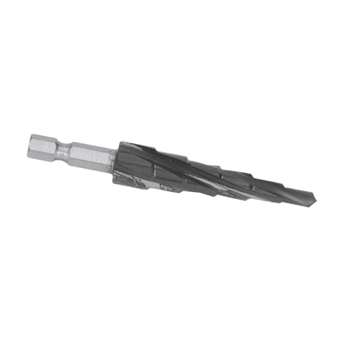 Stiefmaschinenbit 4 Flöte M35 HSS Cobalt 3/16 Bis 1/2in Stiefmaschinenbohrer mit 1/4 Zoll Schaft für Edelstahl -Hartmetall von Yosoo