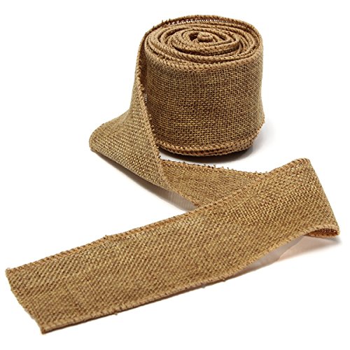 Yosoo Hessische Sackleinen für Handwerk Hochzeit Haus Dekor, 3m Lange 5cm Breit von Yosoo